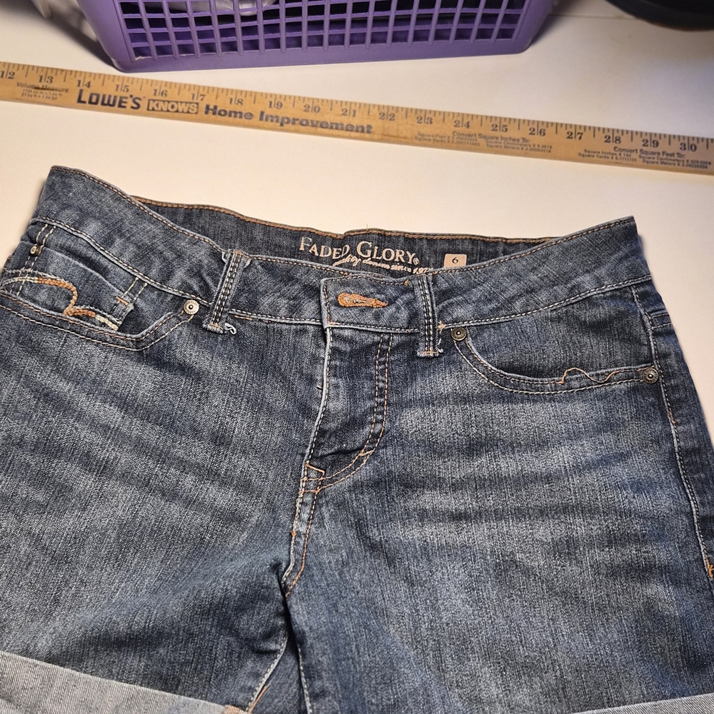 Faded Glory Women's Denim Boyfriend Jeans - Medium Blue